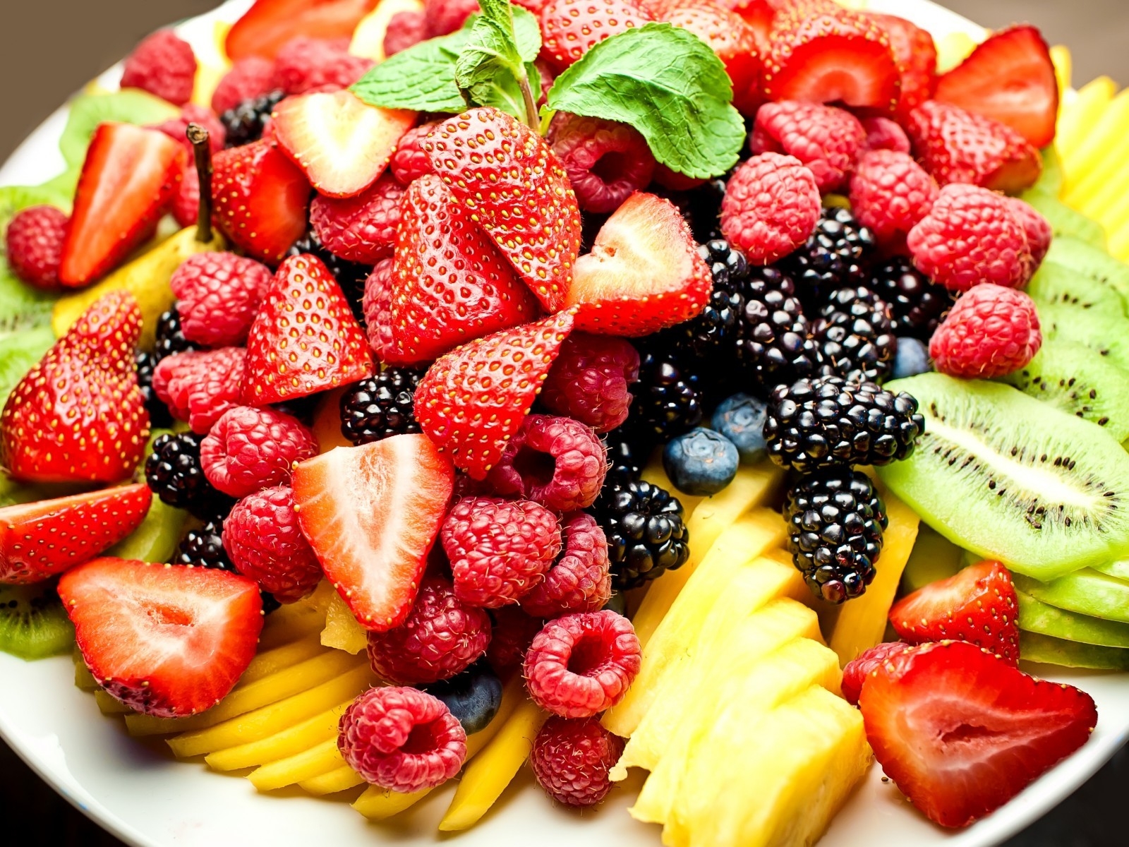 Fruits Plate for 1600 x 1200 resolution