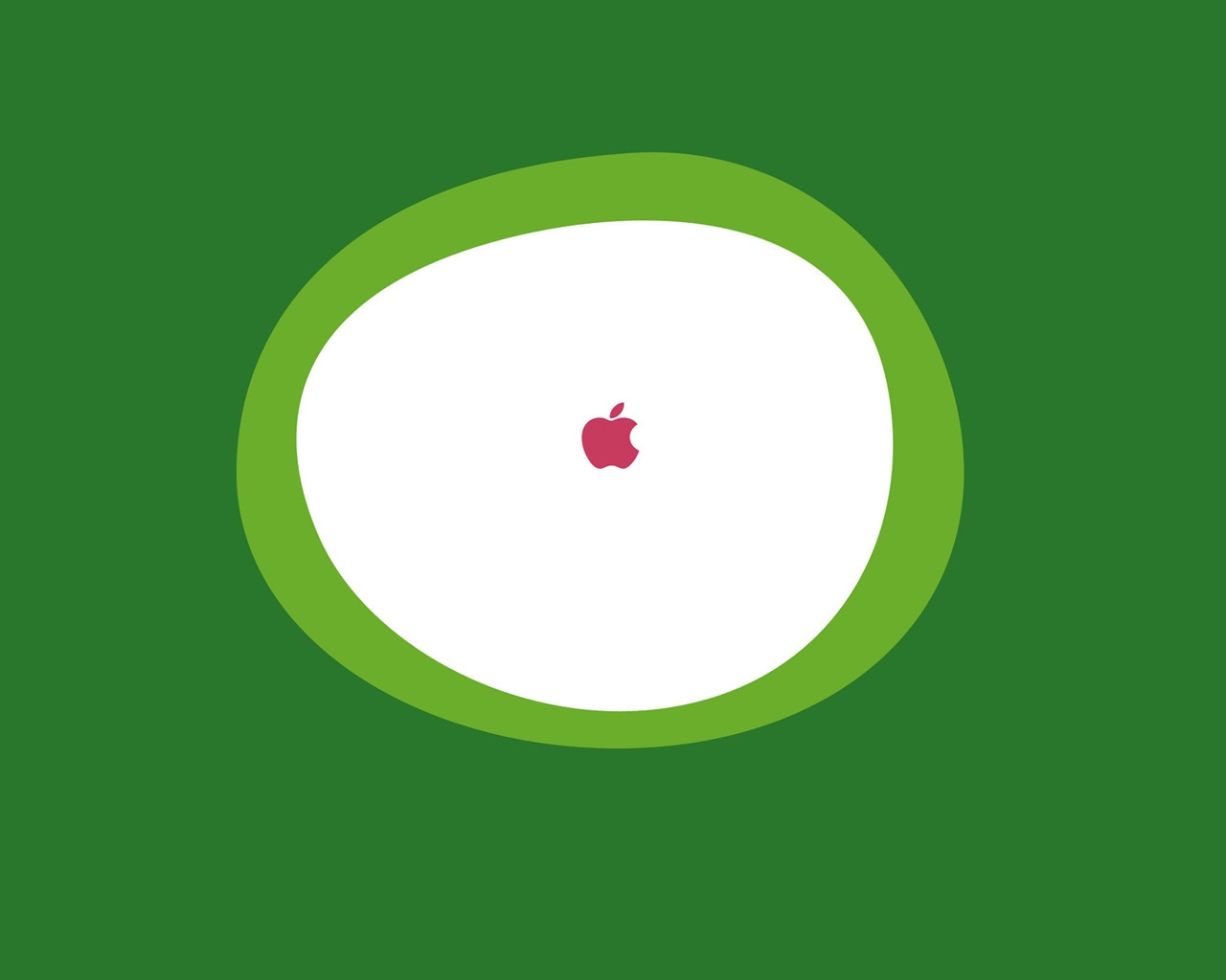 Funny Apple for 1280 x 1024 resolution
