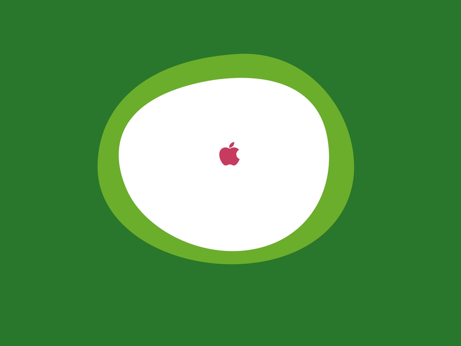 Funny Apple for 1600 x 1200 resolution