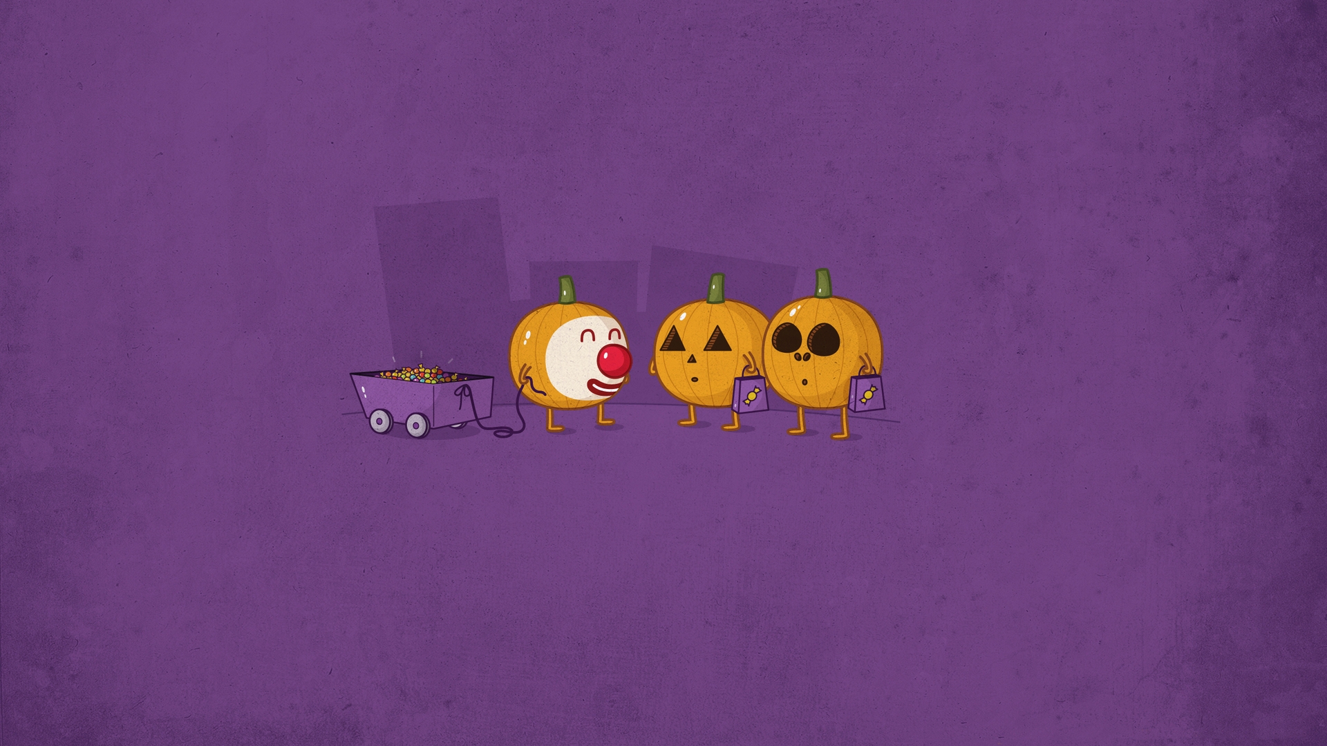 Funny Pumpkin People for 1920 x 1080 HDTV 1080p resolution