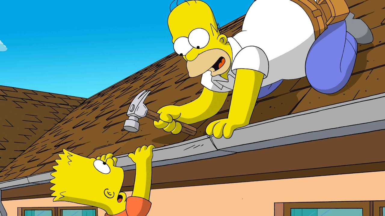 Funny Simpsons for 1280 x 720 HDTV 720p resolution