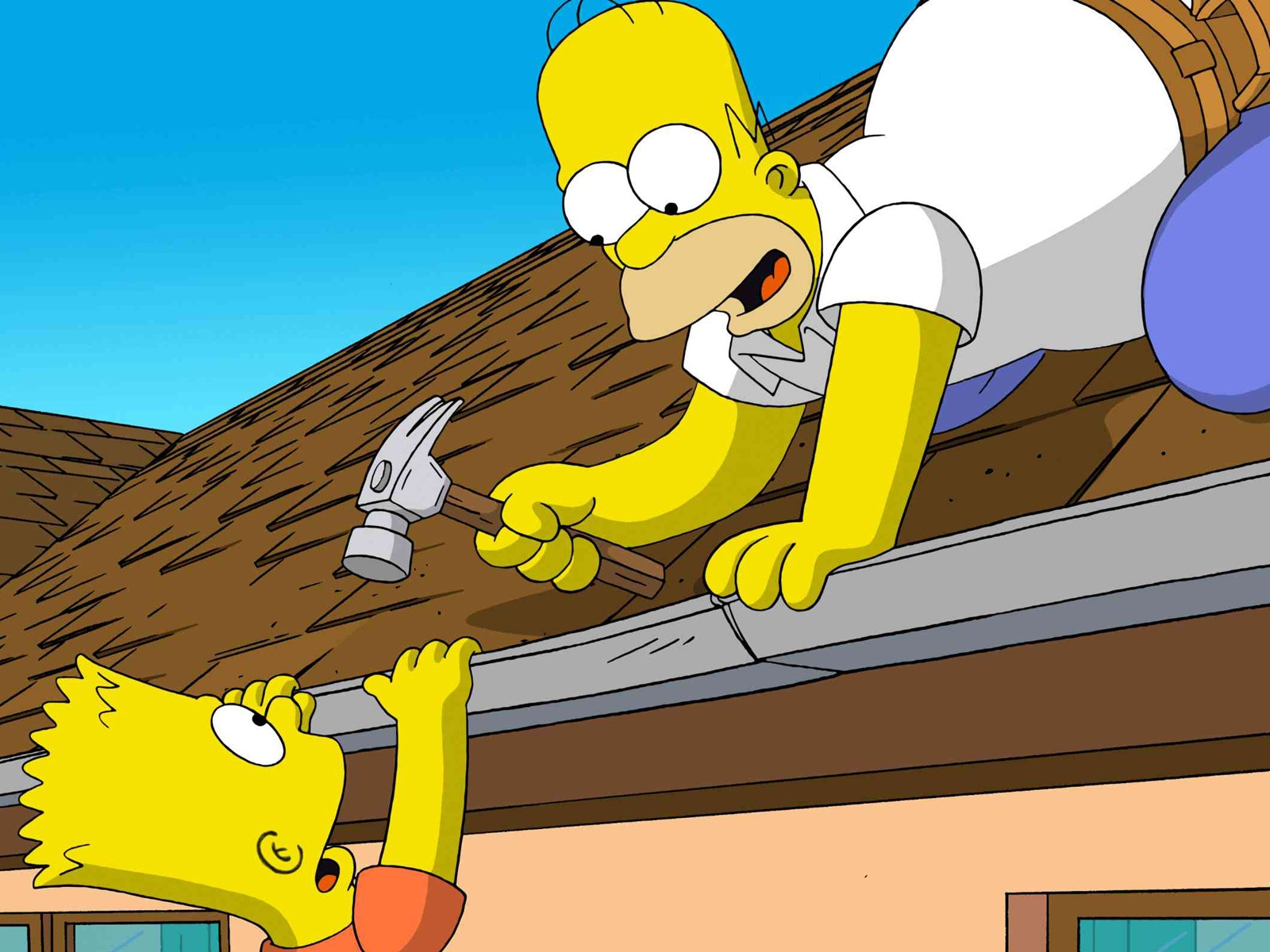 Funny Simpsons for 1600 x 1200 resolution