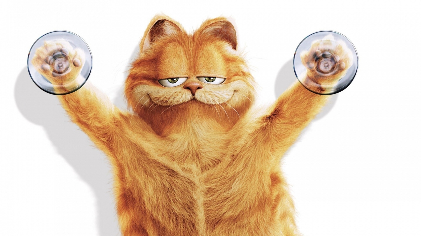 Garfield for 1366 x 768 HDTV resolution