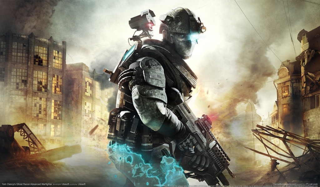 Ghost Recon Advanced Warfighter for 1024 x 600 widescreen resolution