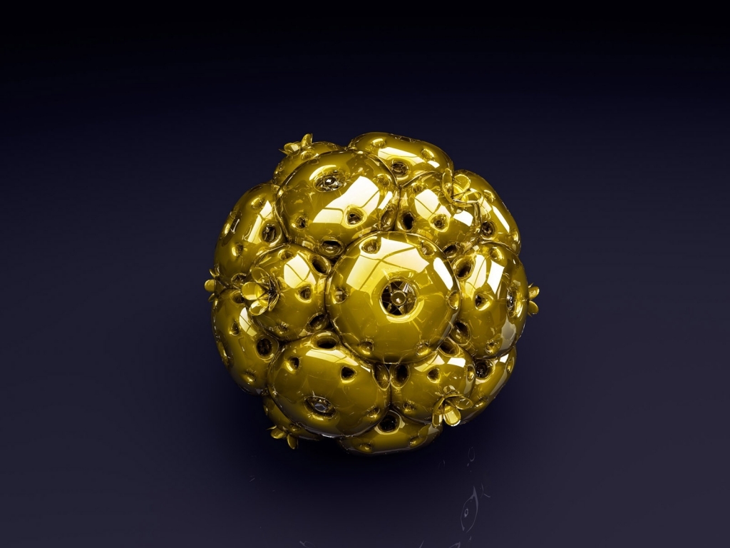 Gold Ball for 1024 x 768 resolution