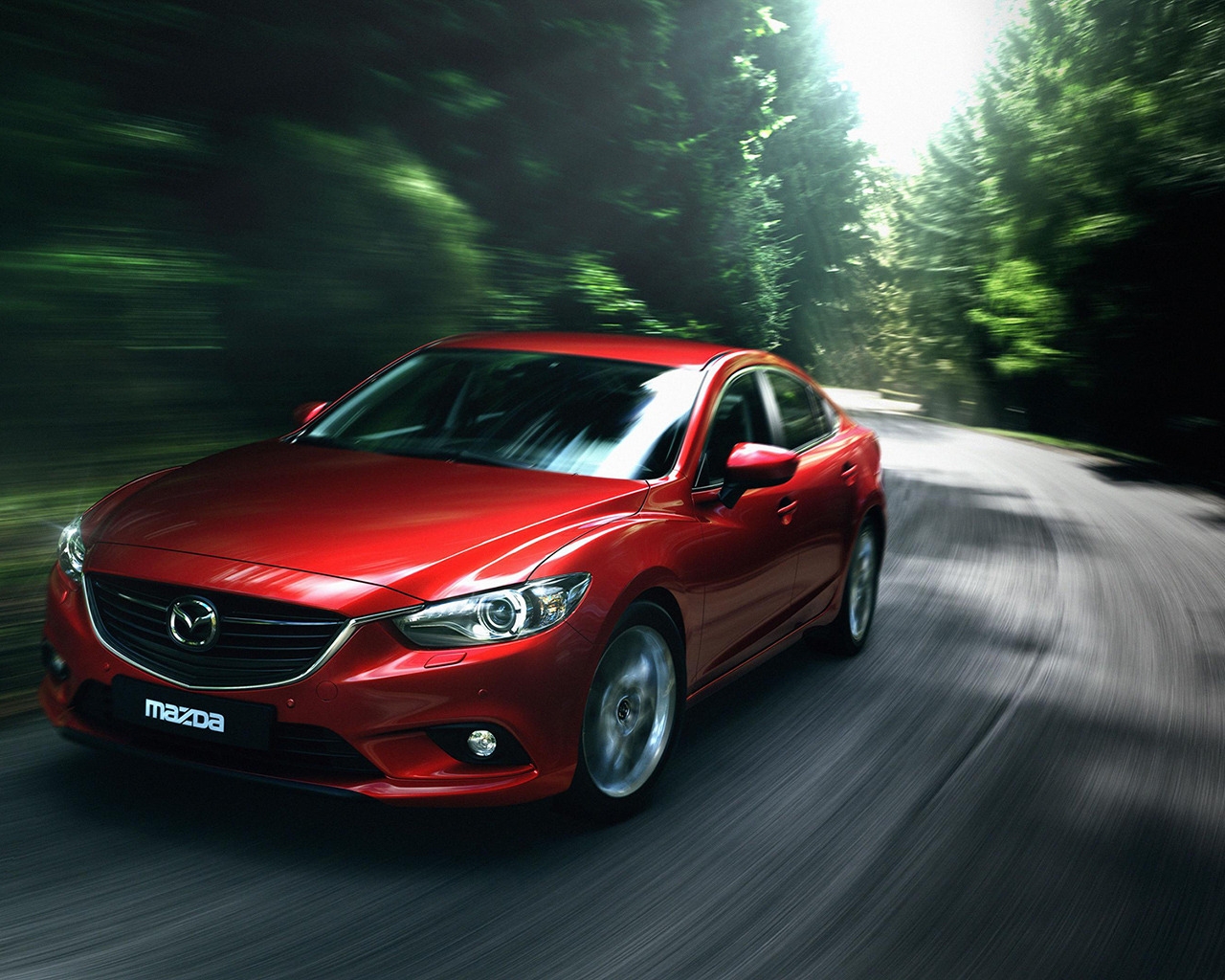Gorgeous Red Mazda 6 for 1280 x 1024 resolution