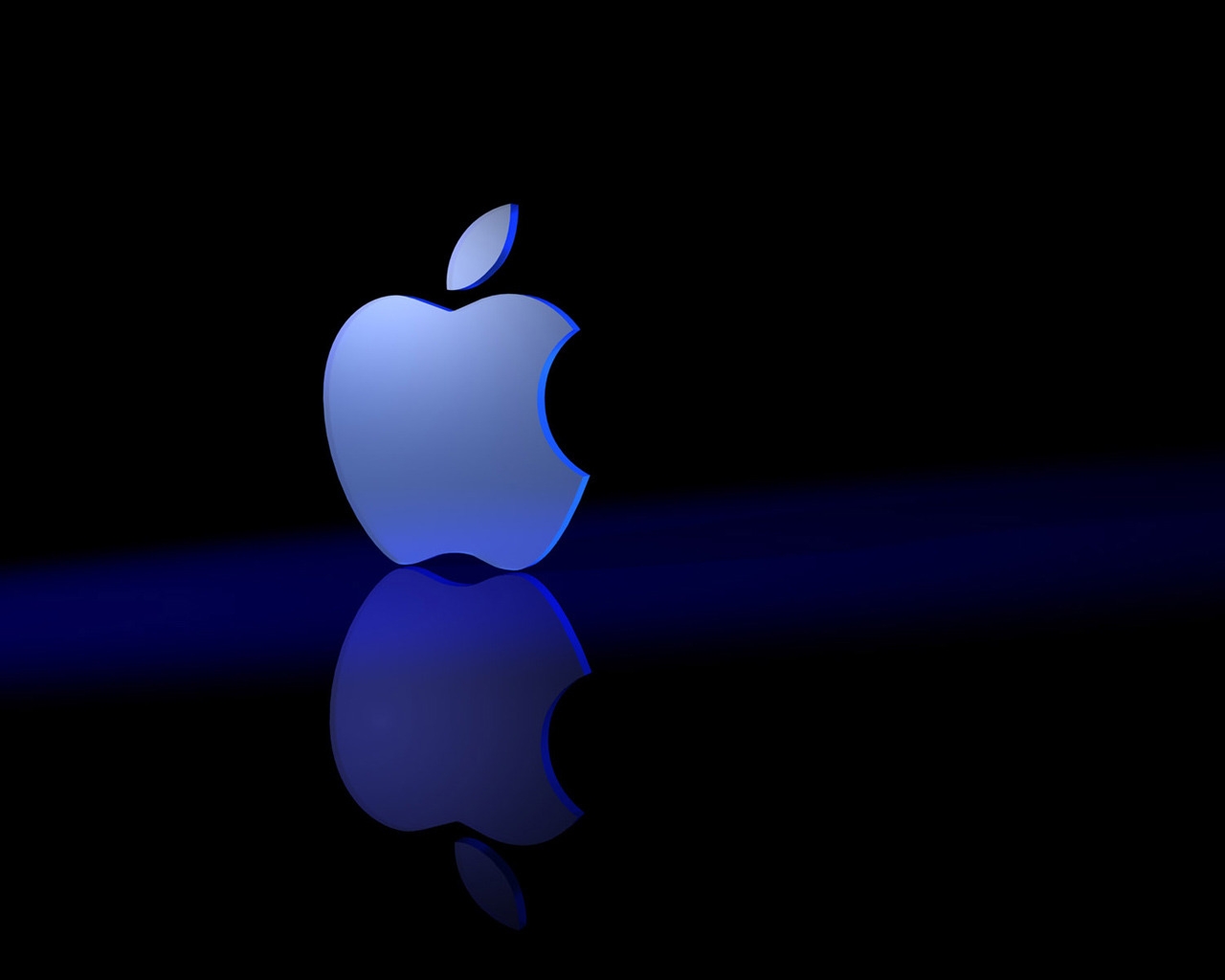 Great Blue Apple for 1280 x 1024 resolution