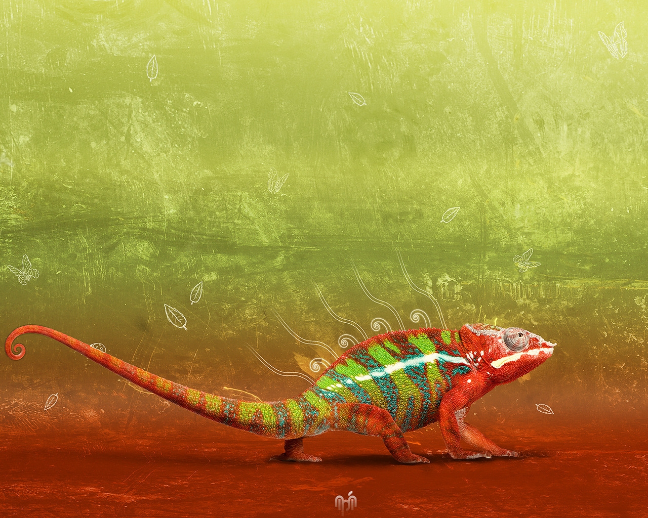 Great Chameleon for 1280 x 1024 resolution