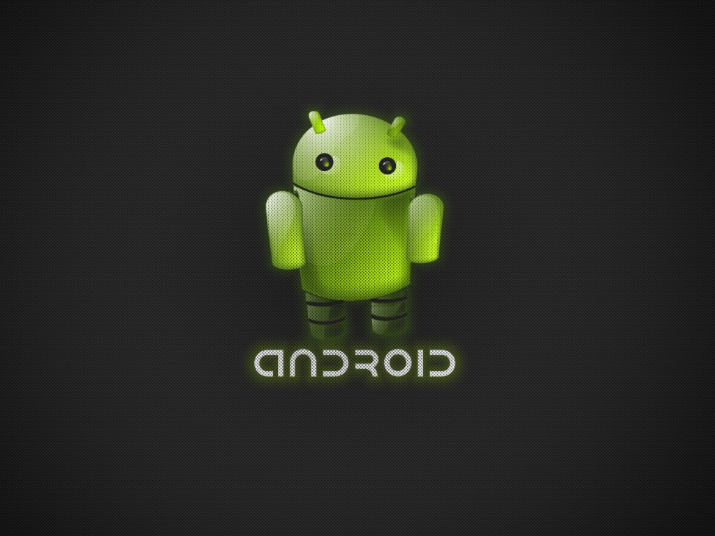 Green Android for 1024 x 768 resolution