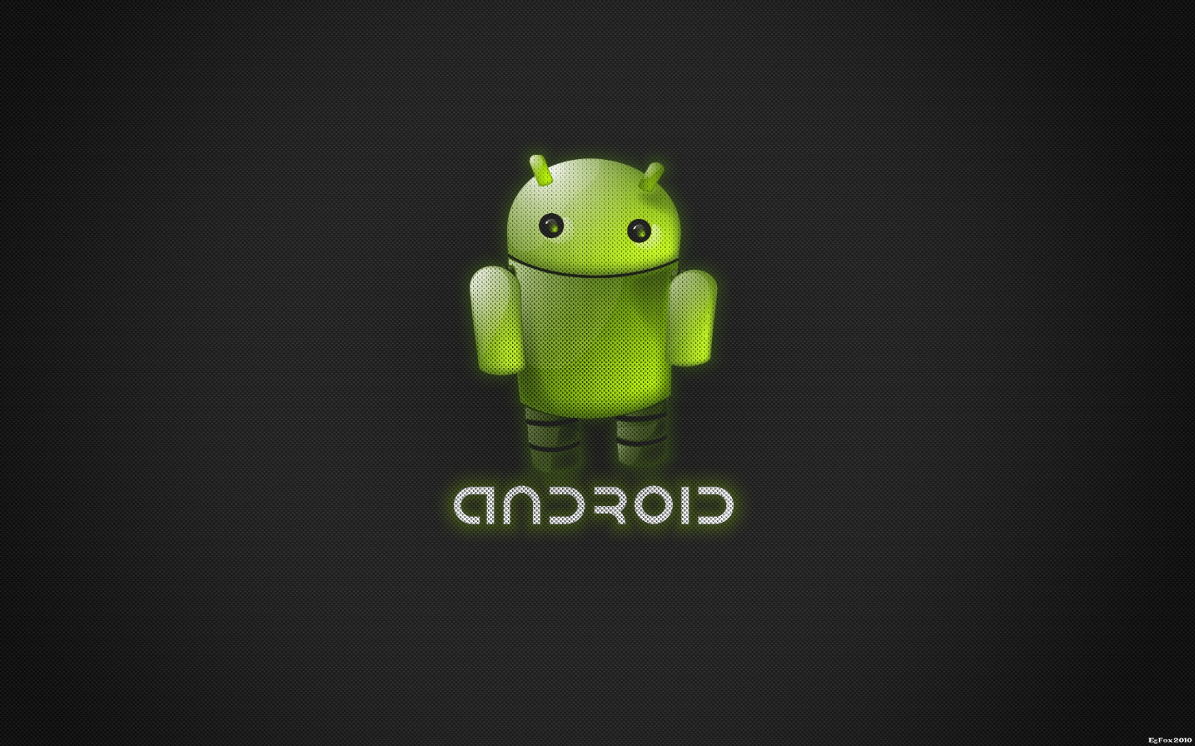 Green Android for 1680 x 1050 widescreen resolution