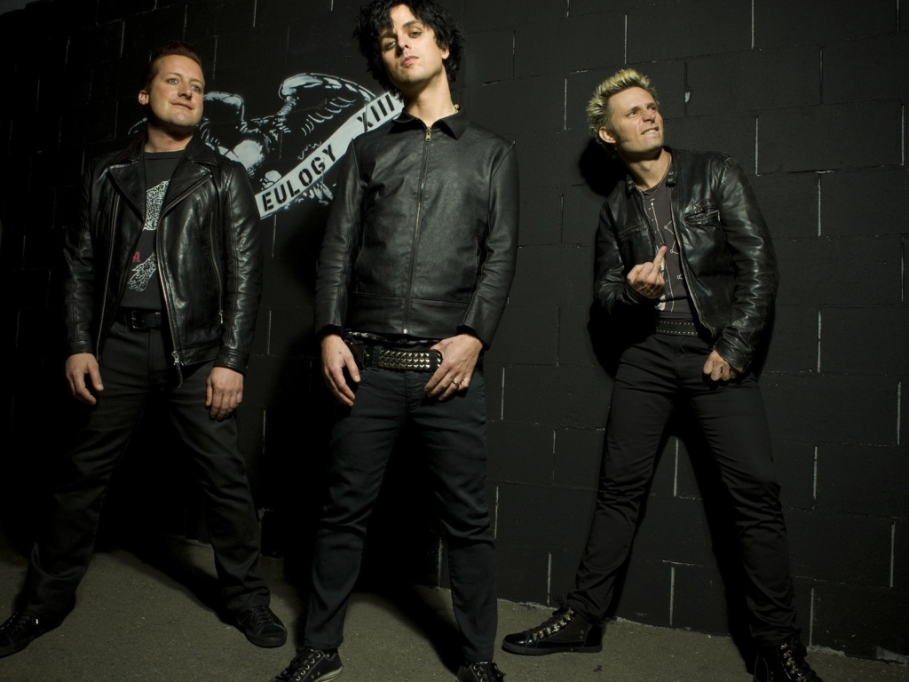 Green Day for 1024 x 768 resolution