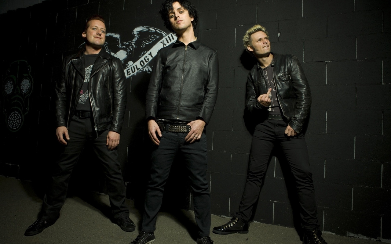 Green Day for 1280 x 800 widescreen resolution