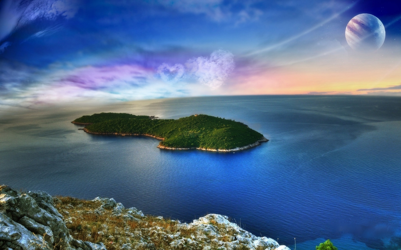 Green Island for 1280 x 800 widescreen resolution