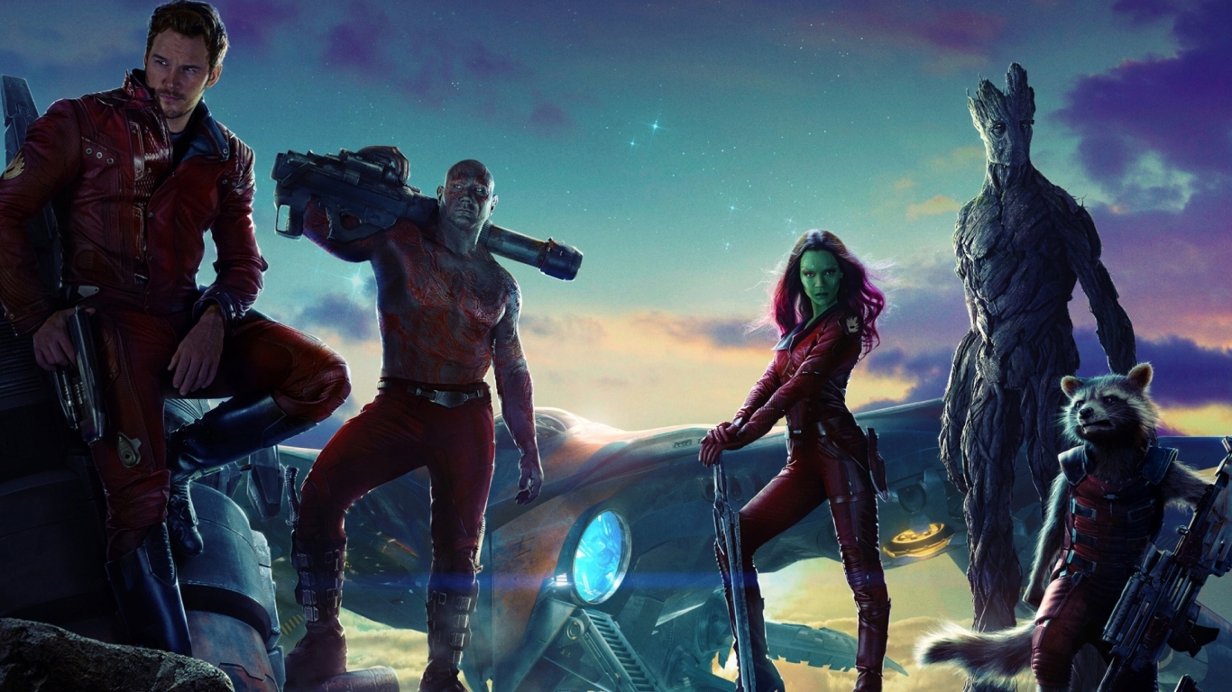 Guardians Of The Galaxy Movie for 1366 x 768 HDTV resolution