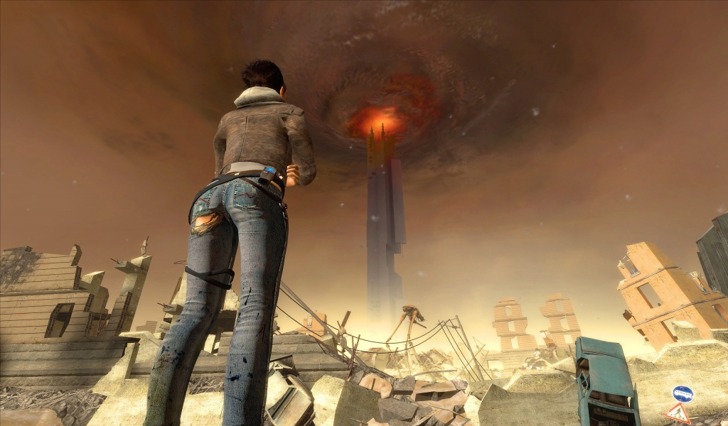 Half-Life Video Game for 1024 x 600 widescreen resolution