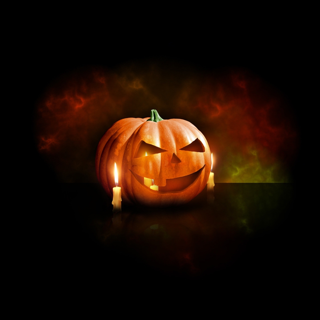 Halloween Pumpkin for 1024 x 1024 iPad resolution