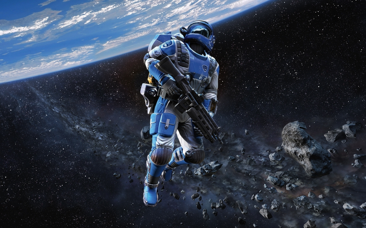 Halo Space for 1280 x 800 widescreen resolution