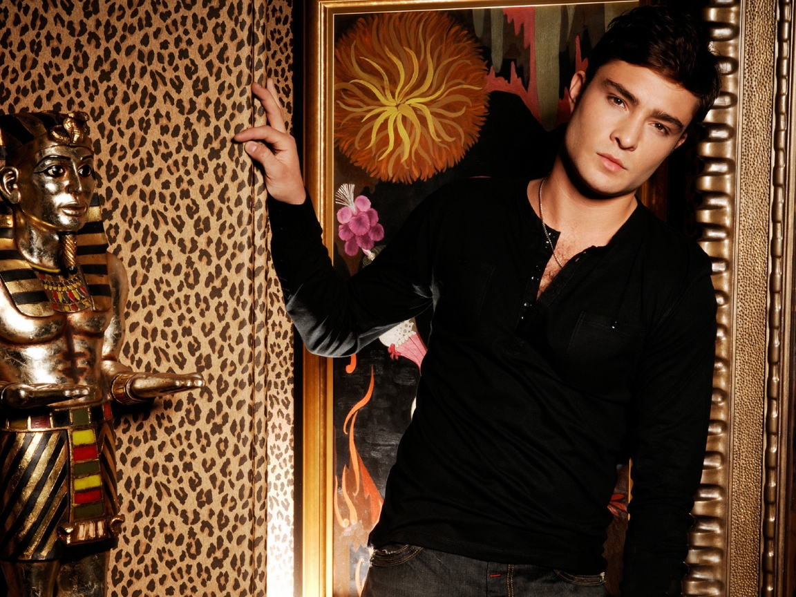 Handsome Ed Westwick for 1152 x 864 resolution