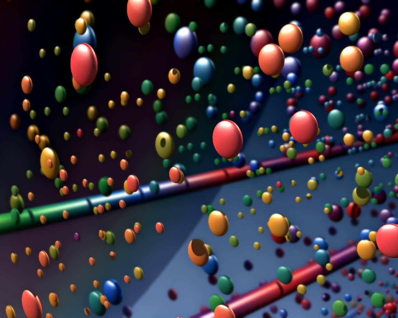 Happy Colorful Balls for 1280 x 1024 resolution