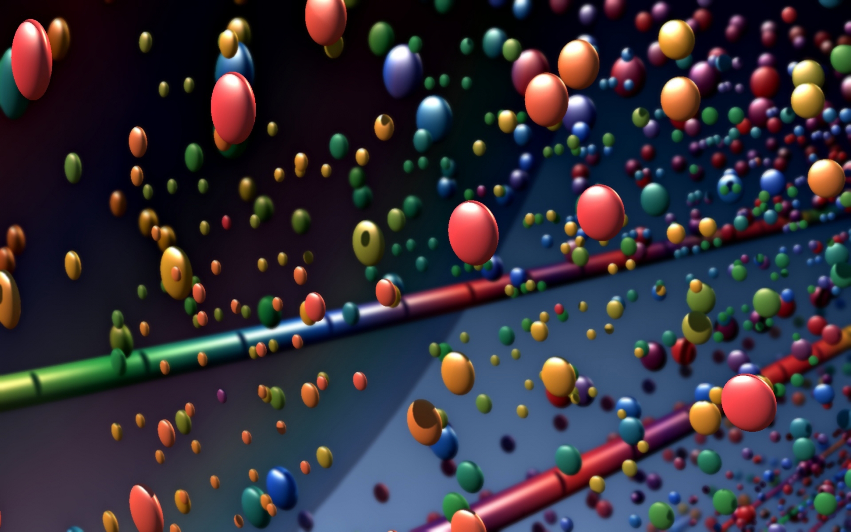 Happy Colorful Balls for 1680 x 1050 widescreen resolution