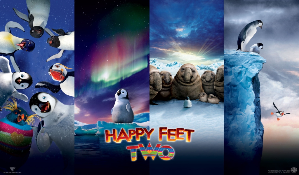 Happy Feet 2 Movie for 1024 x 600 widescreen resolution