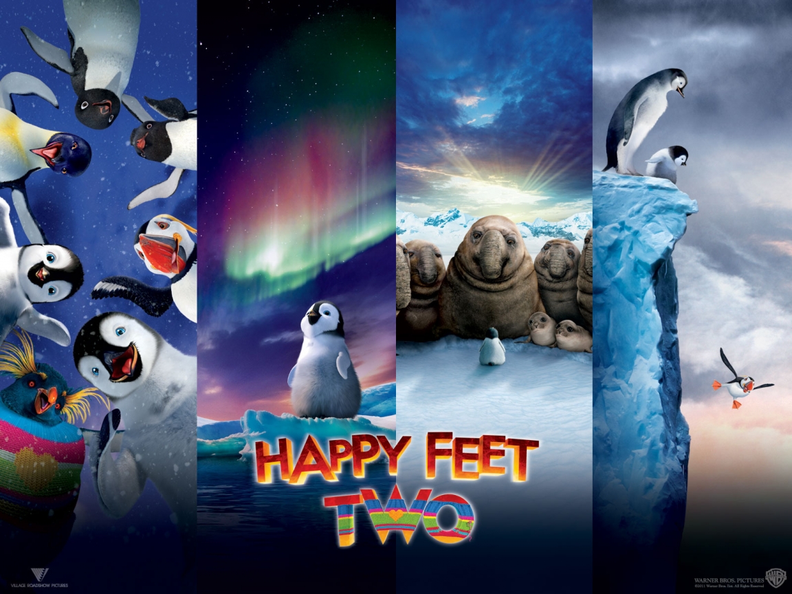 Happy Feet 2 Movie for 1152 x 864 resolution