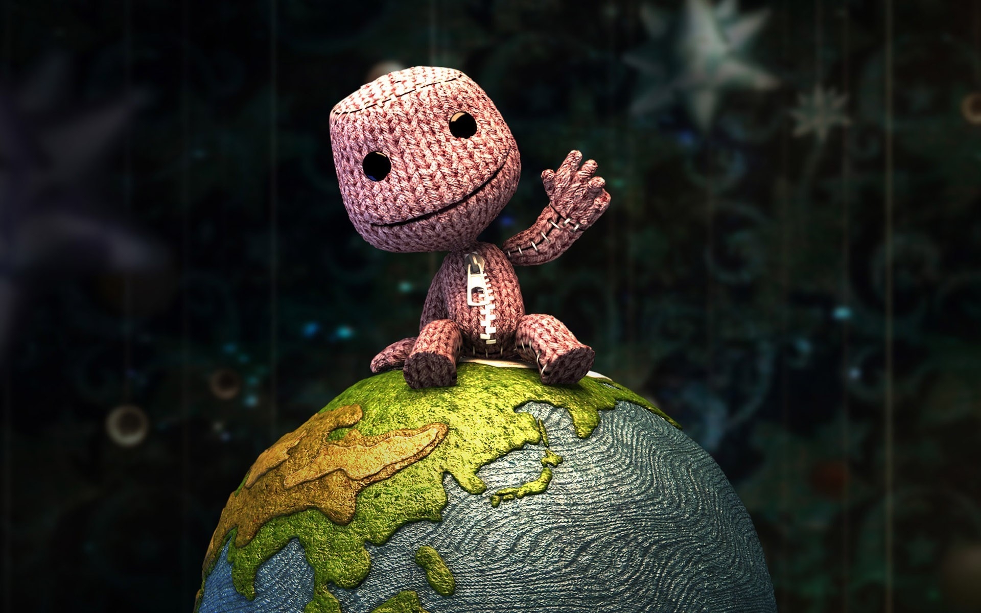 Happy Pink Mascot for 1920 x 1200 widescreen resolution