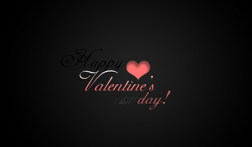 Happy Valentine Day for 1024 x 600 widescreen resolution