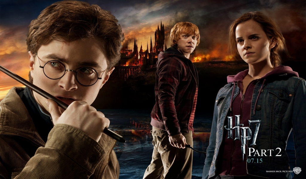 Harry Potter Deathly Hallows Part II for 1024 x 600 widescreen resolution