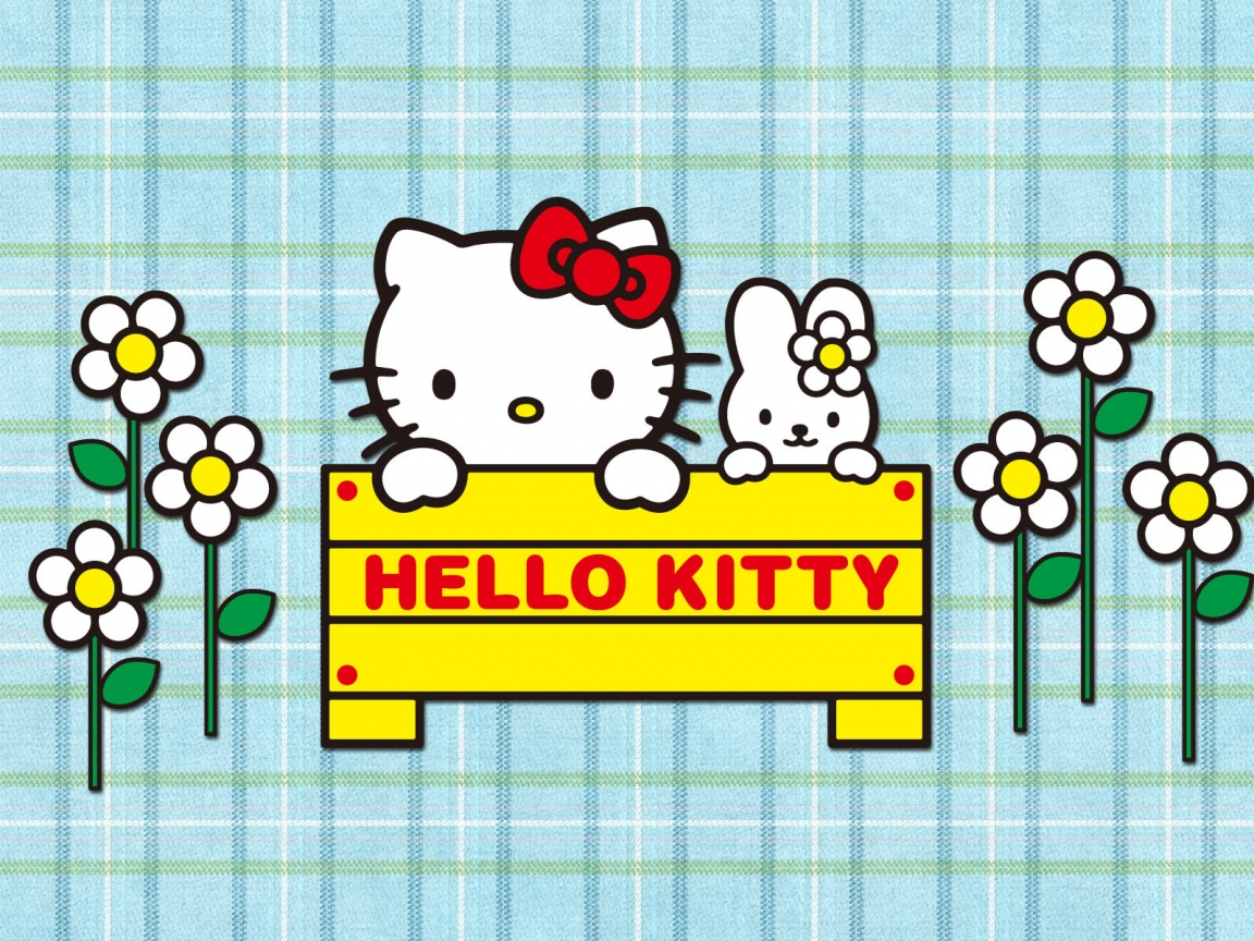 Hello Kitty Cartoon for 1152 x 864 resolution