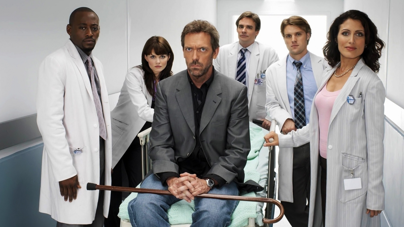 House MD Characters for 1366 x 768 HDTV resolution