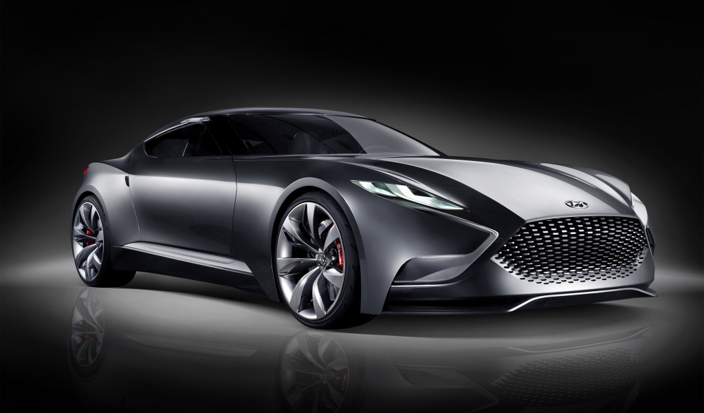 Hyundai Luxury Sports Coupe HND for 1024 x 600 widescreen resolution
