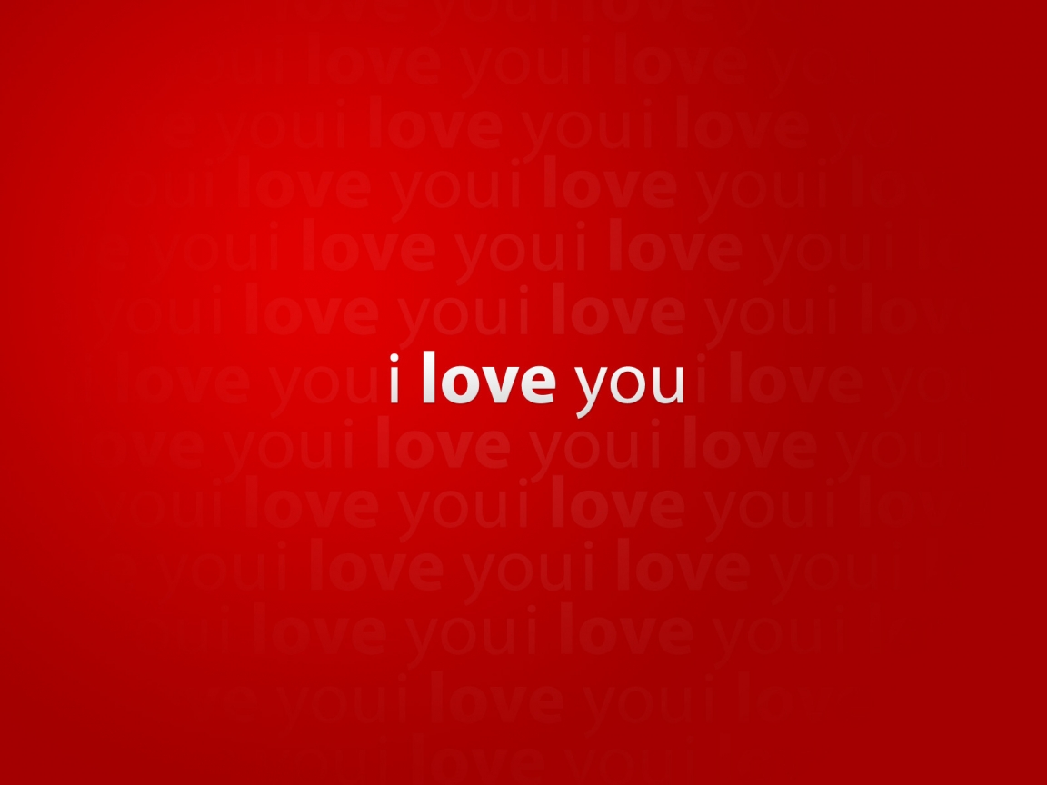 I Love You for 1152 x 864 resolution