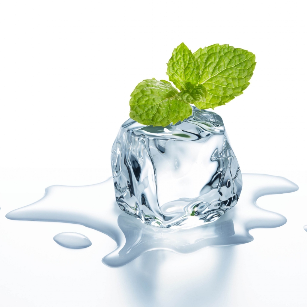 Ice Cube and Mint for 1024 x 1024 iPad resolution