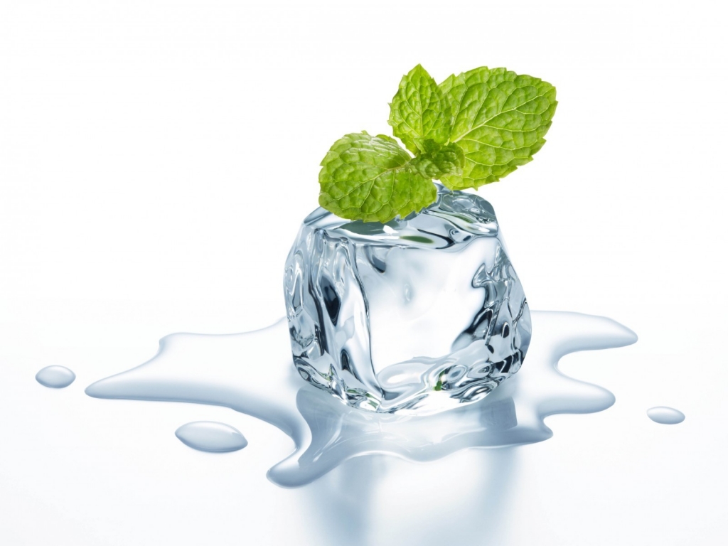 Ice Cube and Mint for 1024 x 768 resolution