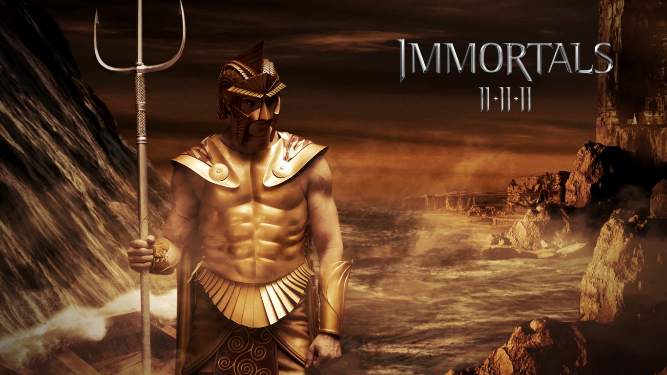 Immortals Movie for 1366 x 768 HDTV resolution