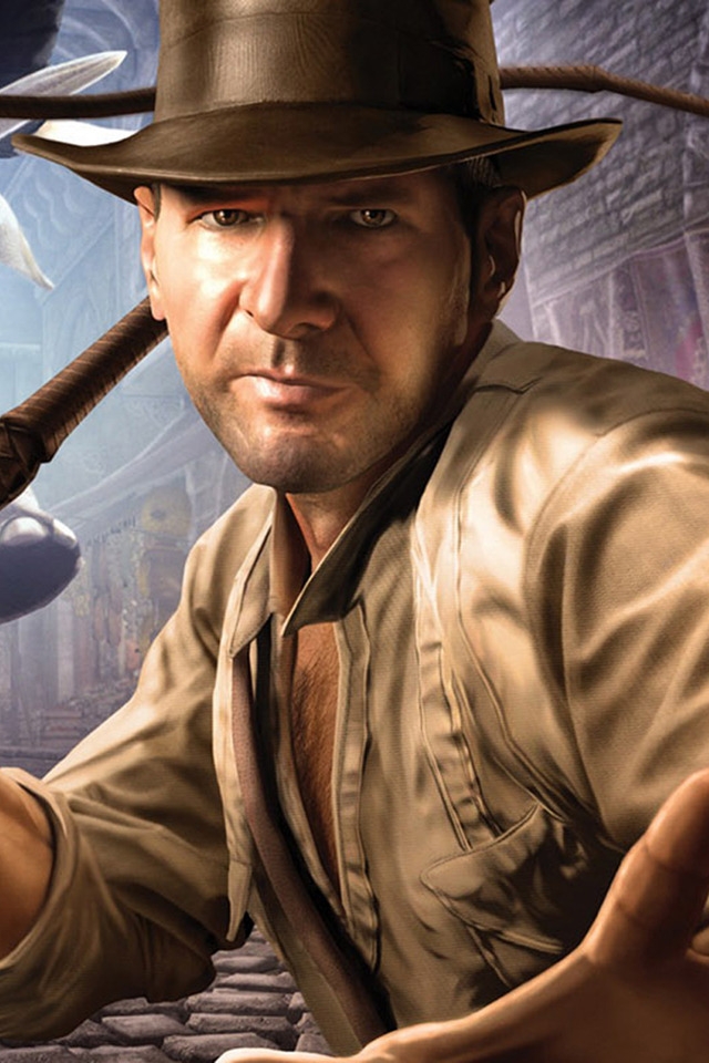 Indiana Jones Animated for 640 x 960 iPhone 4 resolution
