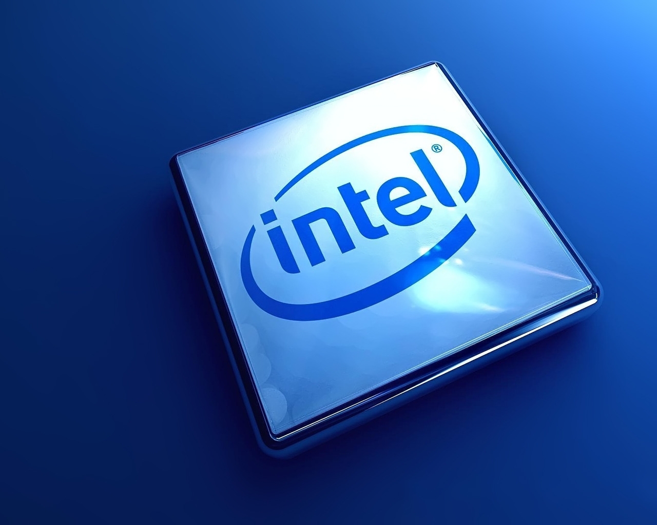 Intel 3D Logo for 1280 x 1024 resolution
