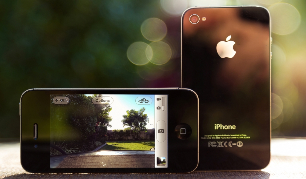 iPhone 4 for 1024 x 600 widescreen resolution