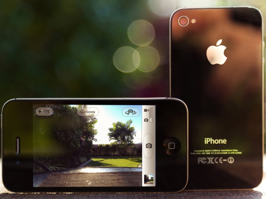 iPhone 4 for 1024 x 768 resolution
