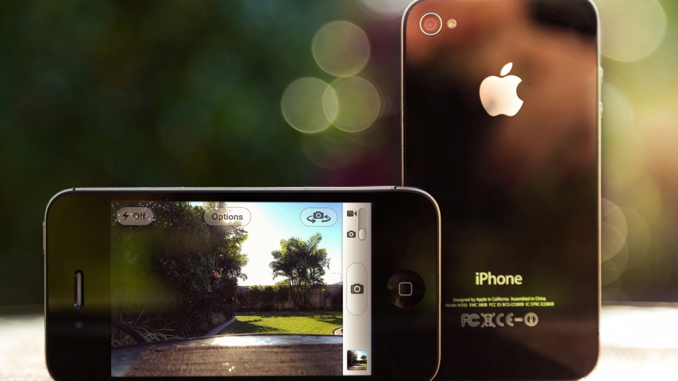 iPhone 4 for 1366 x 768 HDTV resolution