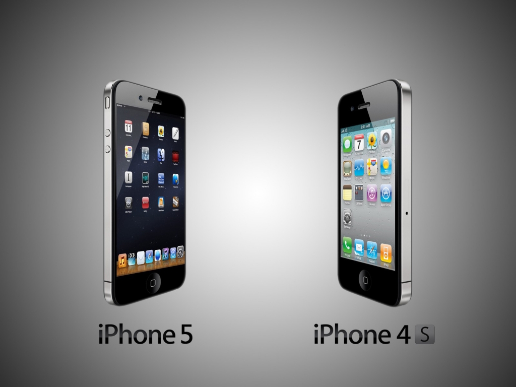 iPhone 4S and iPhone 5 for 1024 x 768 resolution