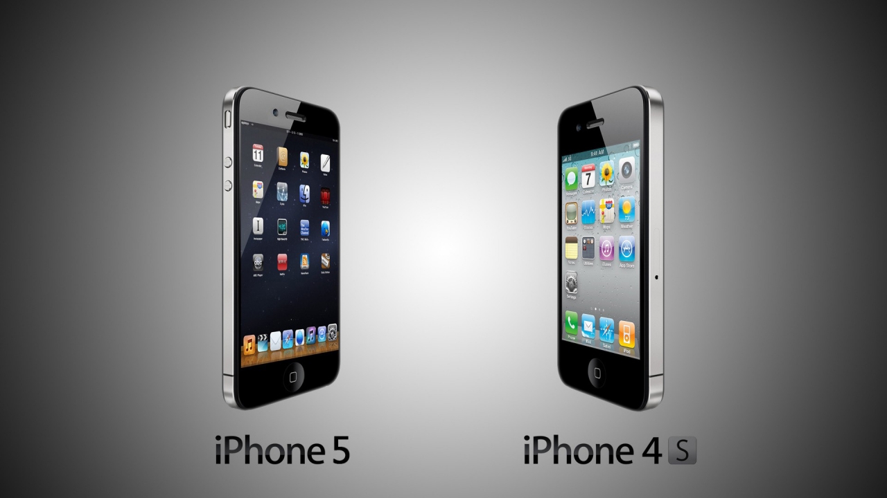 iPhone 4S and iPhone 5 for 1280 x 720 HDTV 720p resolution