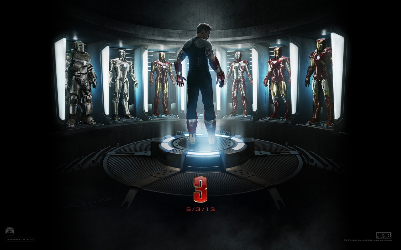 Iron Man 3 Movie for 1280 x 800 widescreen resolution