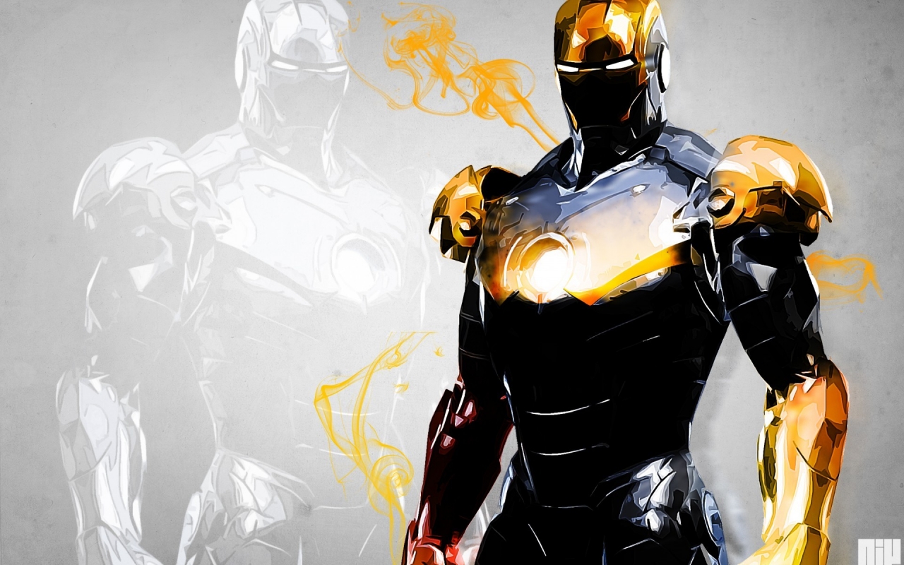 Iron Man Marvel Comics for 1280 x 800 widescreen resolution