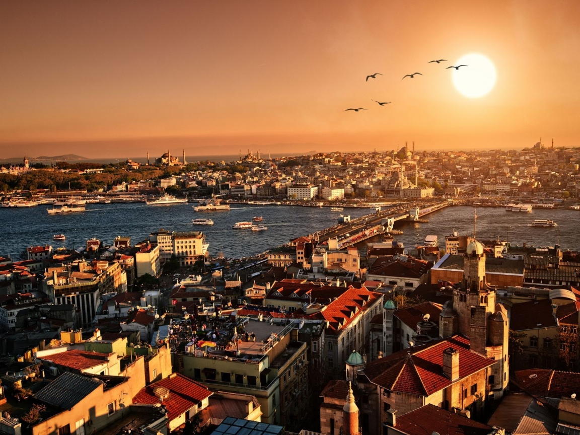Istanbul City for 1152 x 864 resolution