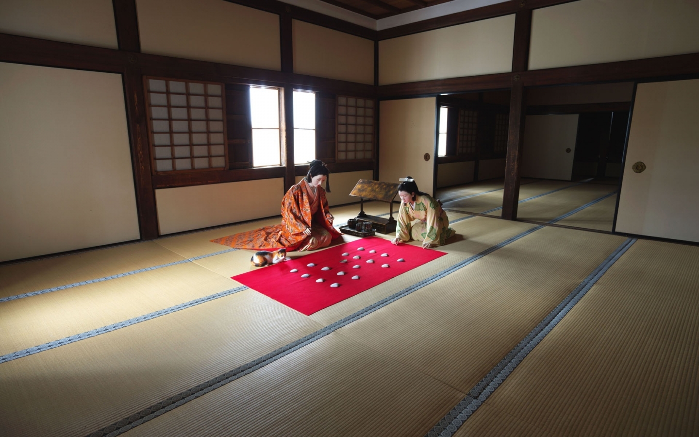 Japanese traditional women for 1440 x 900 widescreen resolution