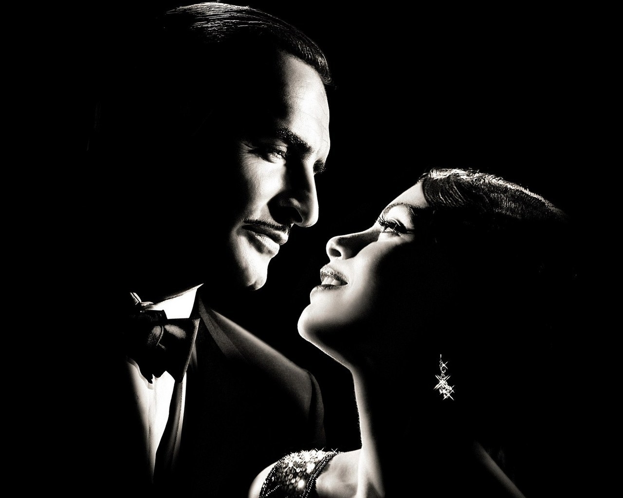 Jean Dujardin and Berenice Bezho for 1280 x 1024 resolution