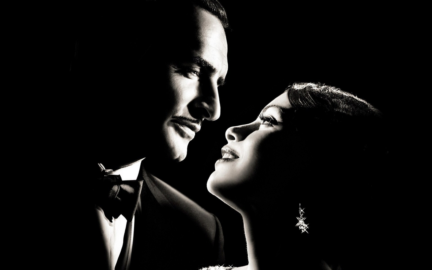 Jean Dujardin and Berenice Bezho for 1440 x 900 widescreen resolution