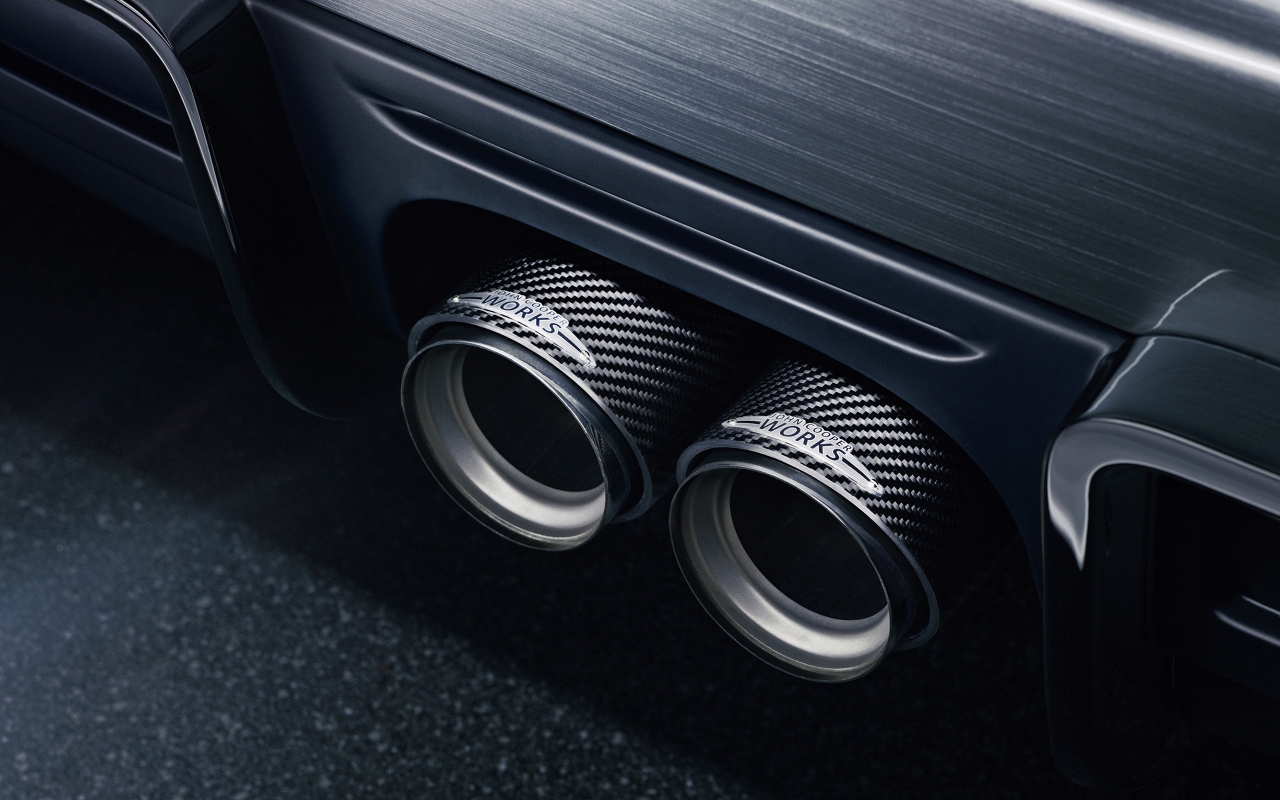 John Cooper Works Mini Exhaust for 1280 x 800 widescreen resolution